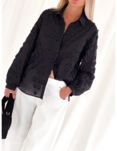 Camicia in stampa jacquard