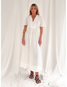 Maxi Dress con cinturini in vita